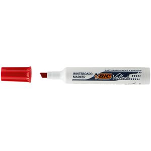 Pennarello VELLEDA 1791 punta scalpello whiteboard rosso BICÂ®