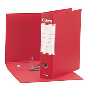 Registratore OXFORD G83 rosso dorso 8cm f.to commerciale ESSELTE