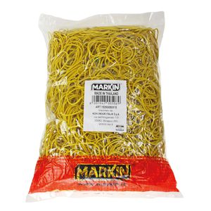 ELASTICO GOMMA GIALLO Ã˜40 SACCO DA 1KG Markin