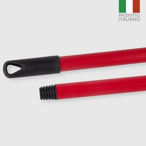 MANICO METAL PLASTIFICATO ROSSO cm. 1,30