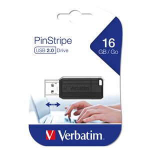 MEMORIE USB STORE 'N' GO PINSTRIPE NERO DA 16 GB