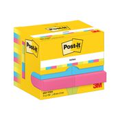 BLOCCO 100foglietti Post-itÂ® 38x51mm 653-TFEN ENERGY 72GR ASSORTITO